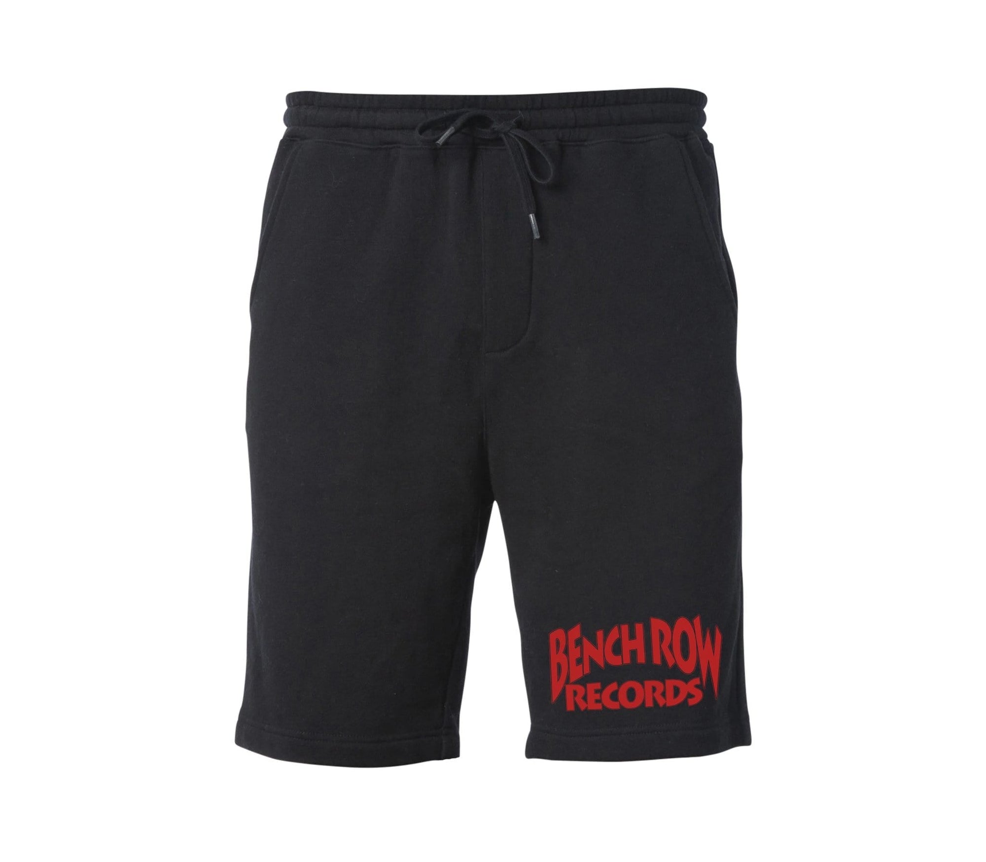 Bench Row Records Tapered Fleece Shorts XS / Black v1 TuffWraps.com