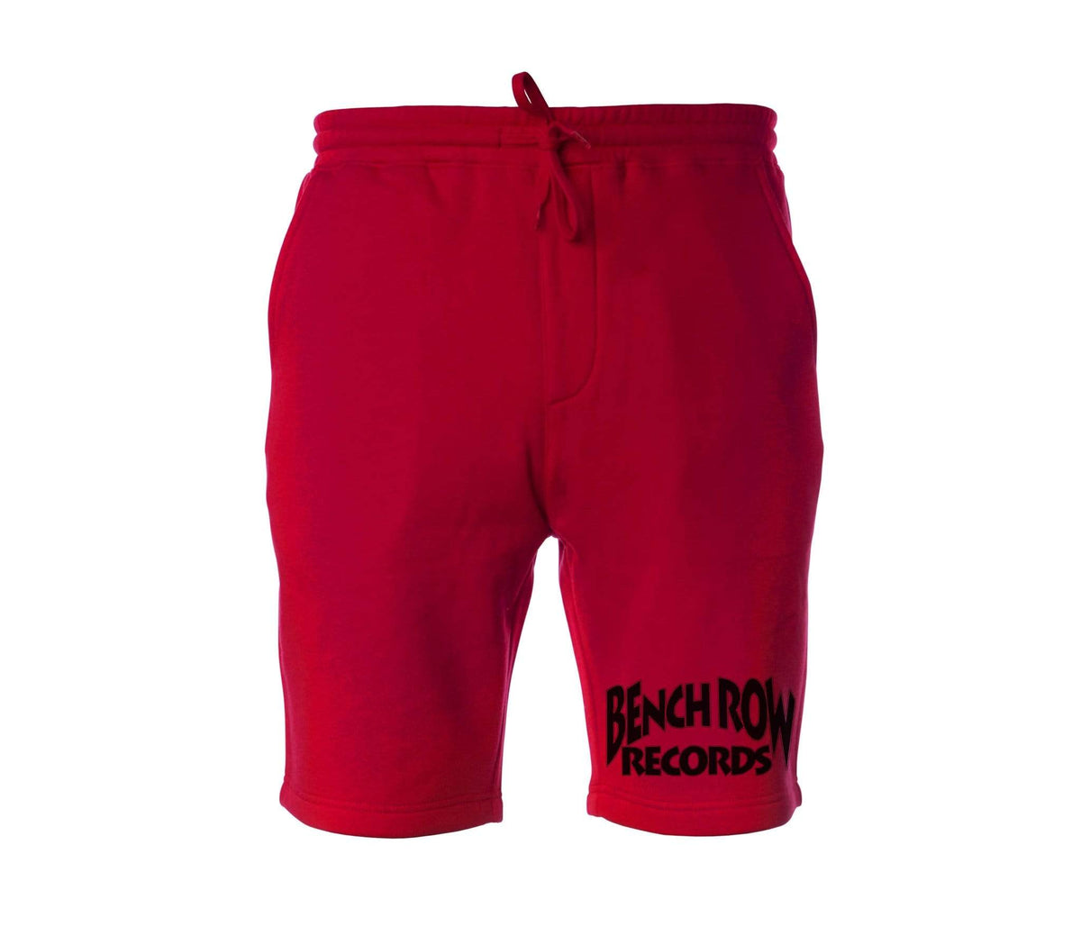 Bench Row Records Tapered Fleece Shorts XS / Red TuffWraps.com
