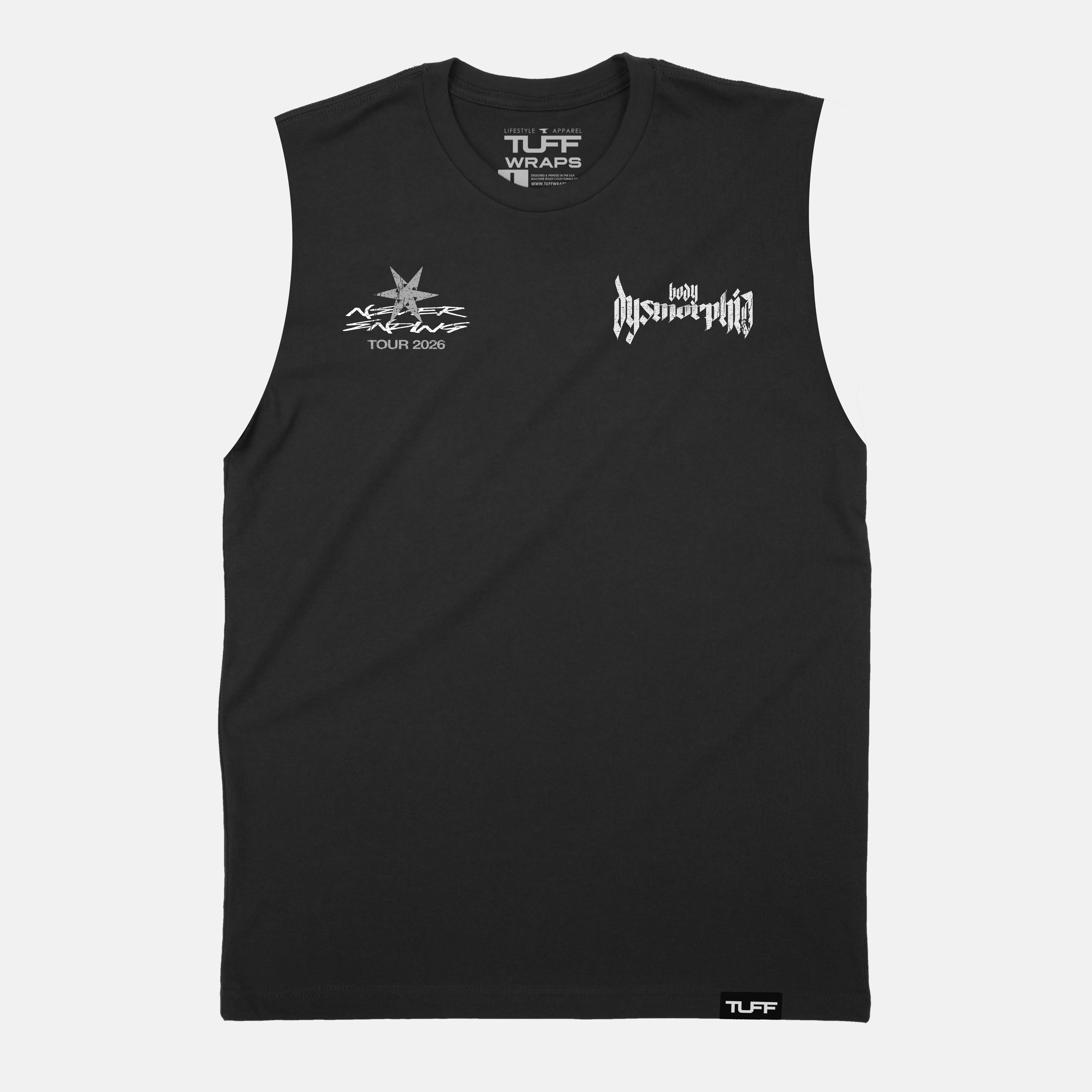 Body Dysmorphia World Tour Raw Edge Muscle Tank TuffWraps.com