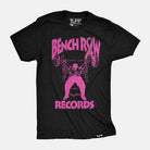 Breast Cancer Awareness Bench Row Records Tee Black / S TuffWraps.com