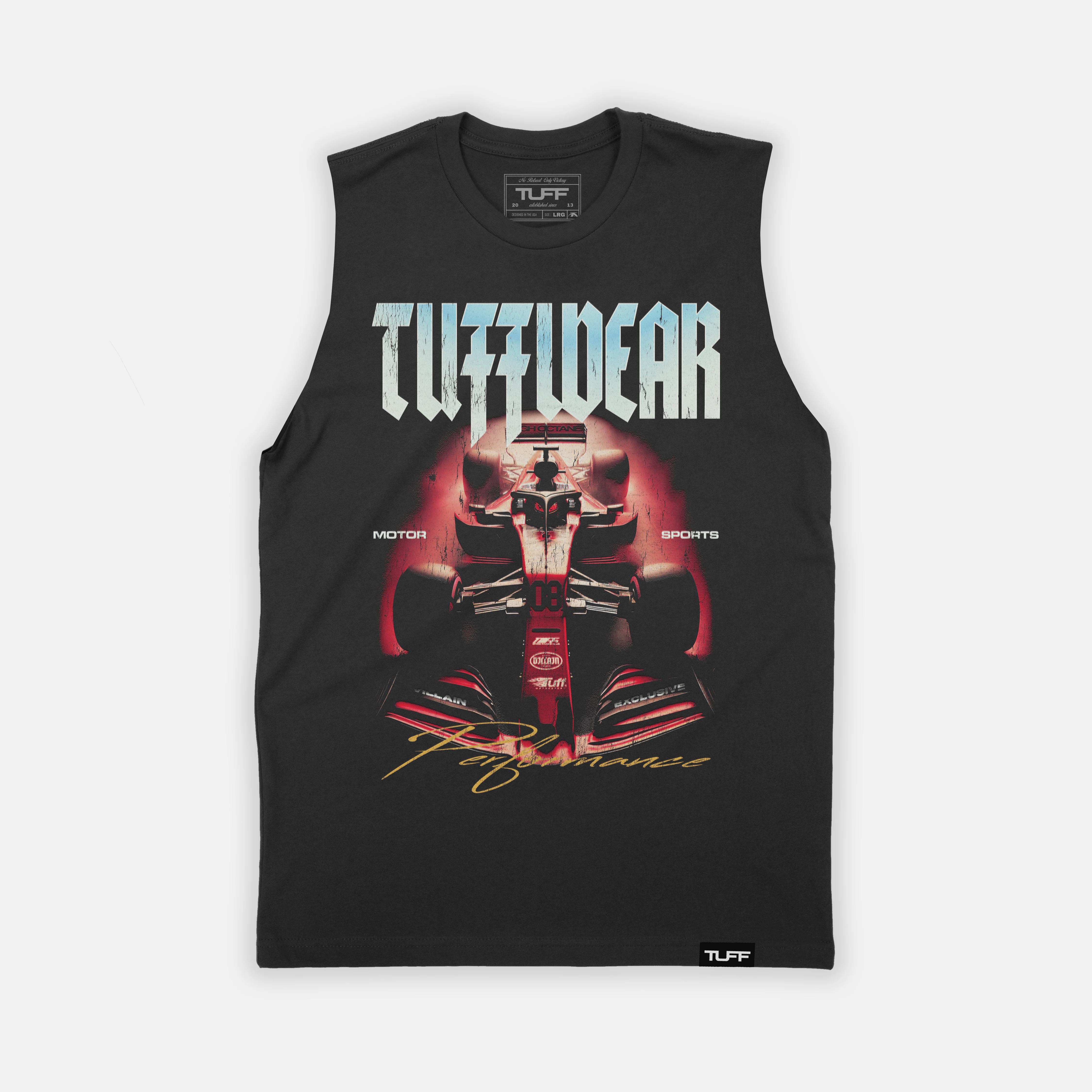 Built for Redline Raw Edge Muscle Tank S TUFF