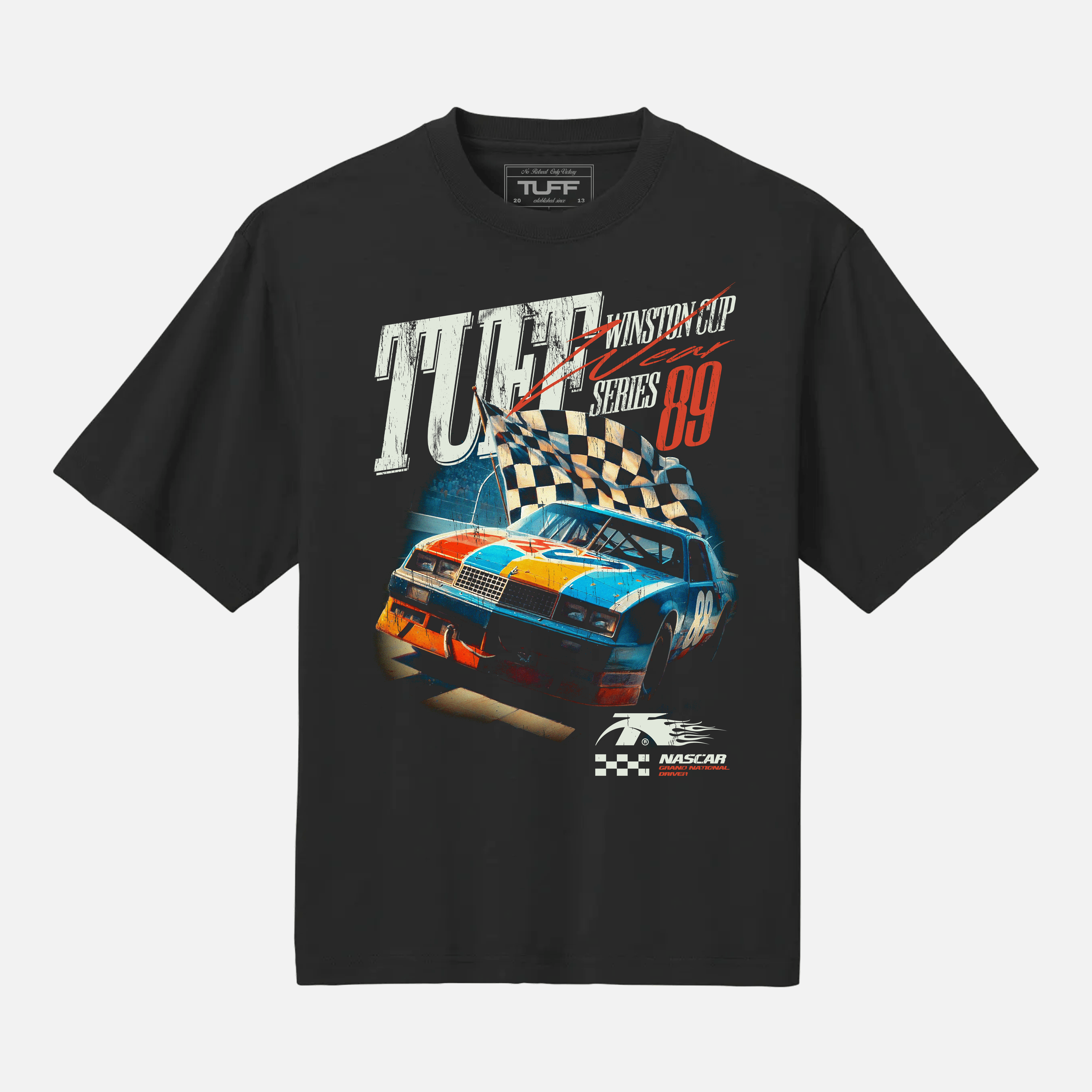 Checkered or Carried Out Tee Drop Shoulder / Black / XS TuffWraps.com