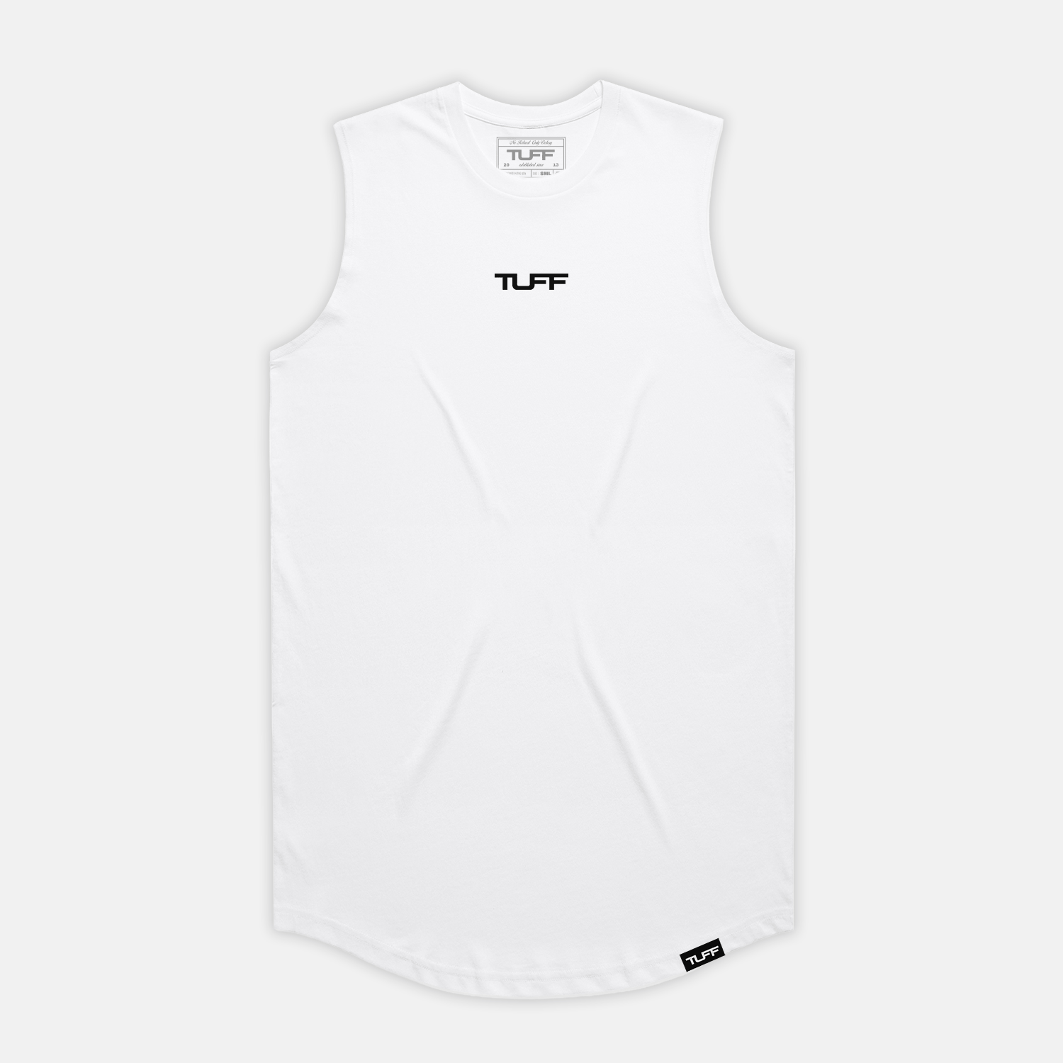 Curve Muscle Tank White / S TuffWraps.com