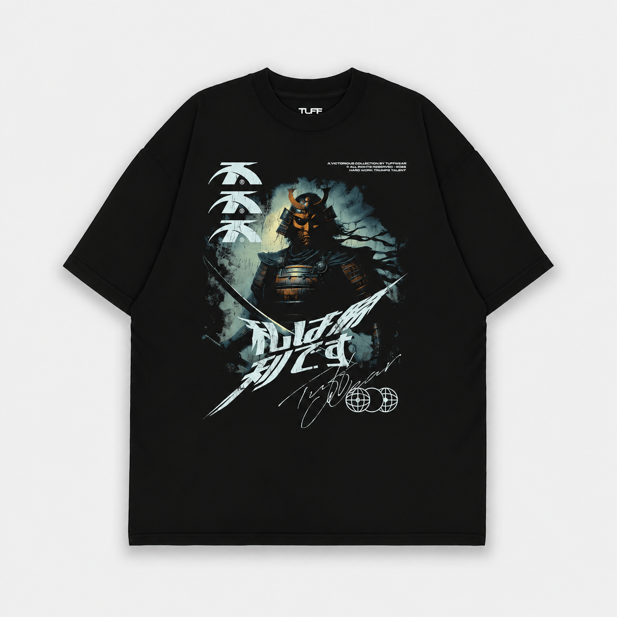 Death Before Dishonor Tee Oversized / Black / S TuffWraps.com