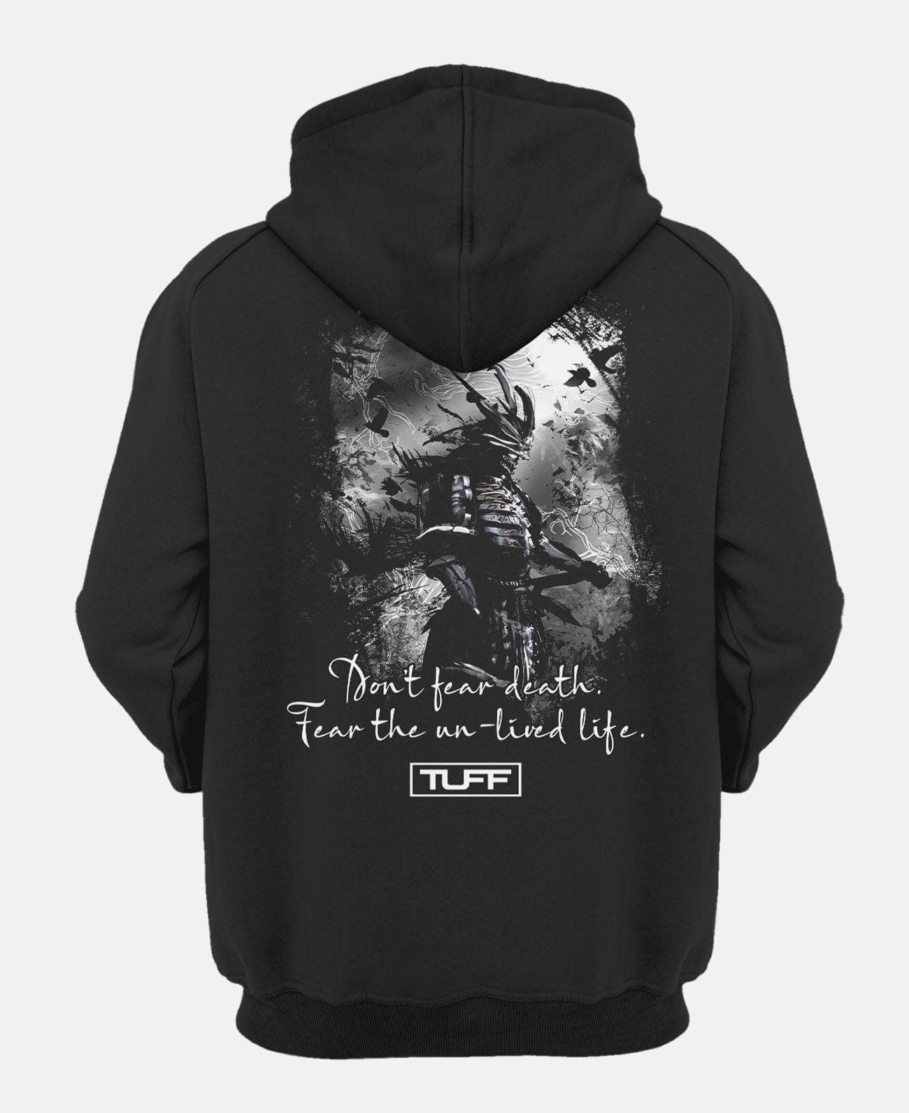 Don't Fear Death Hooded Sweatshirt Black / XS TuffWraps.com