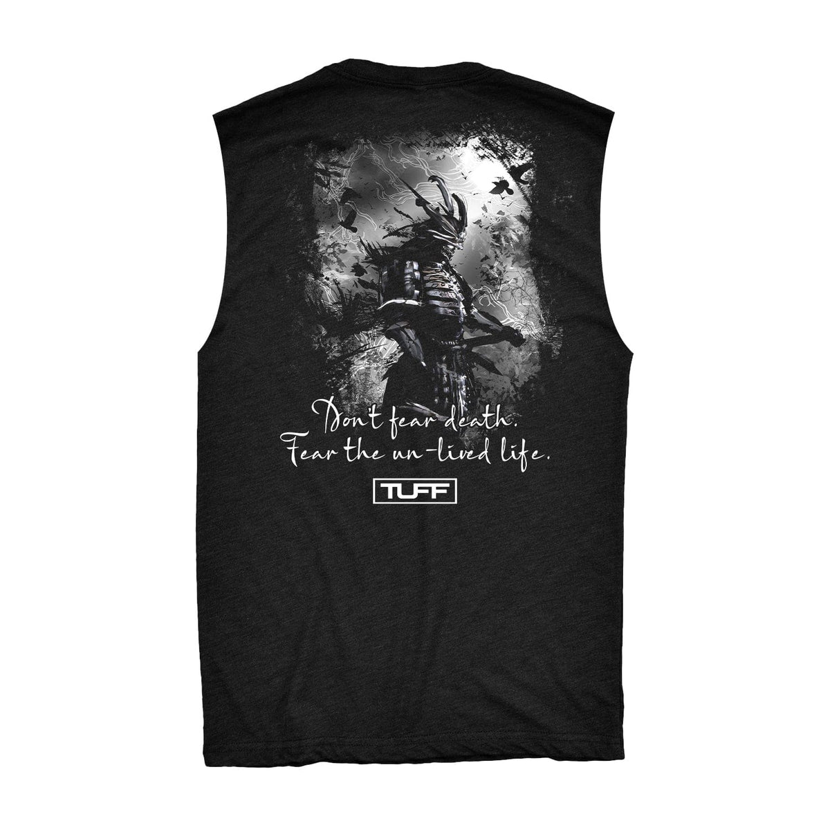 Don&#39;t Fear Death Raw Edge Muscle Tank S / Black TuffWraps.com