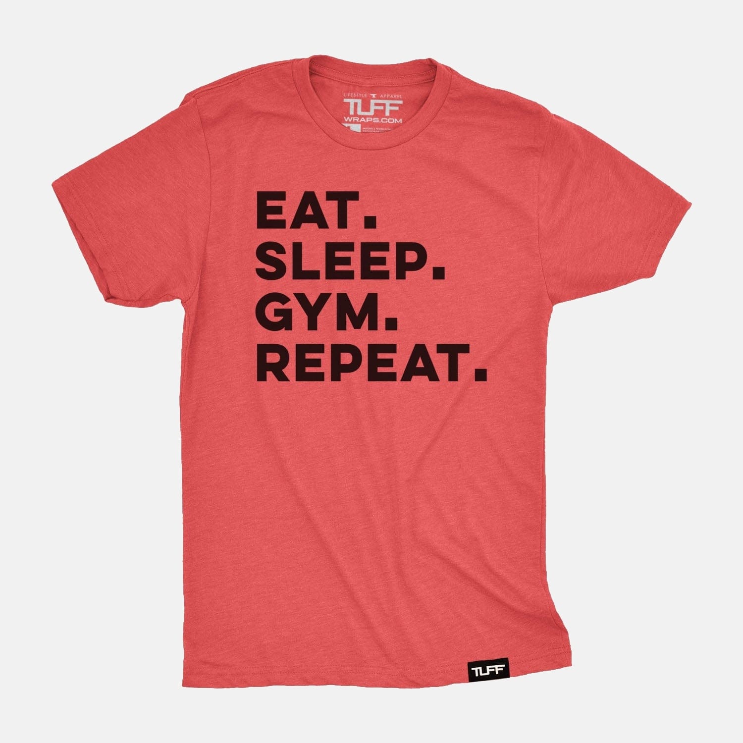 Eat. Sleep. Gym. Repeat. Tee Vintage Red / S TuffWraps.com