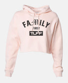Family First Hooded Cropped Fleece Peach / XS TuffWraps.com