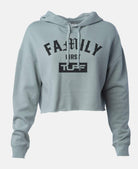 Family First Hooded Cropped Fleece Sage Green / XS TuffWraps.com