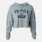 Family First Hooded Cropped Fleece Sage Green / XS TuffWraps.com