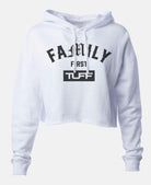Family First Hooded Cropped Fleece White / XS TuffWraps.com