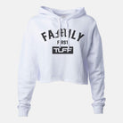 Family First Hooded Cropped Fleece White / XS TuffWraps.com