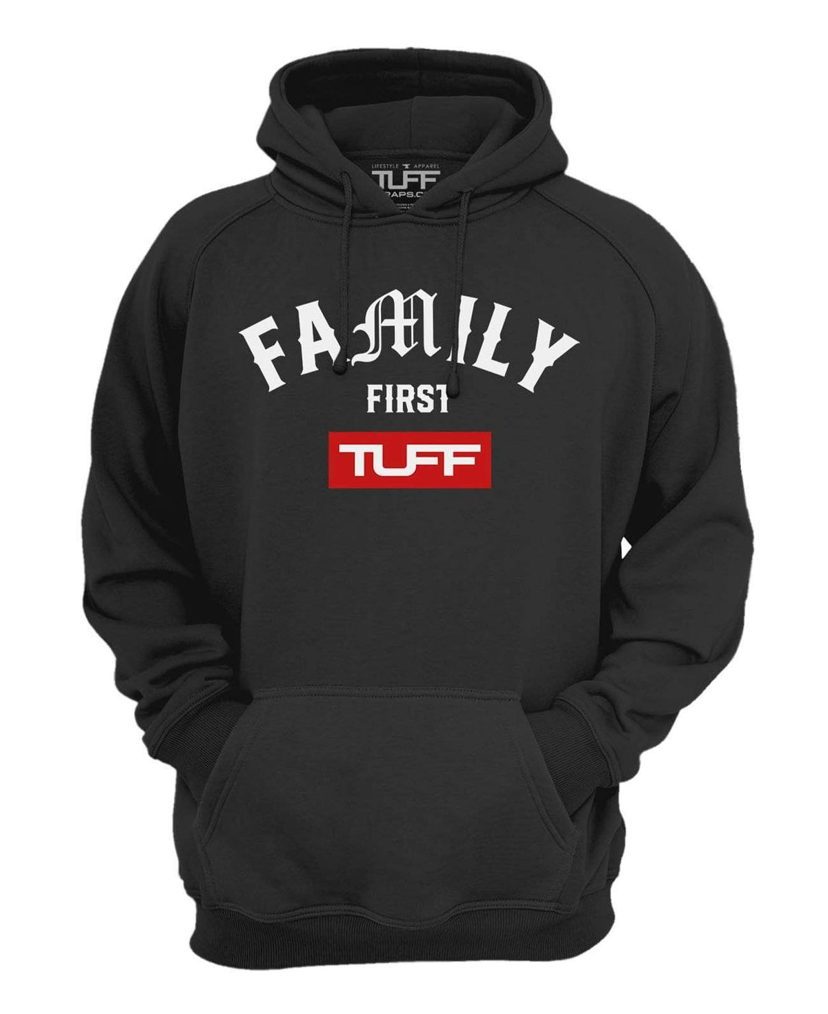Family First Hooded Sweatshirt XS / Black TuffWraps.com