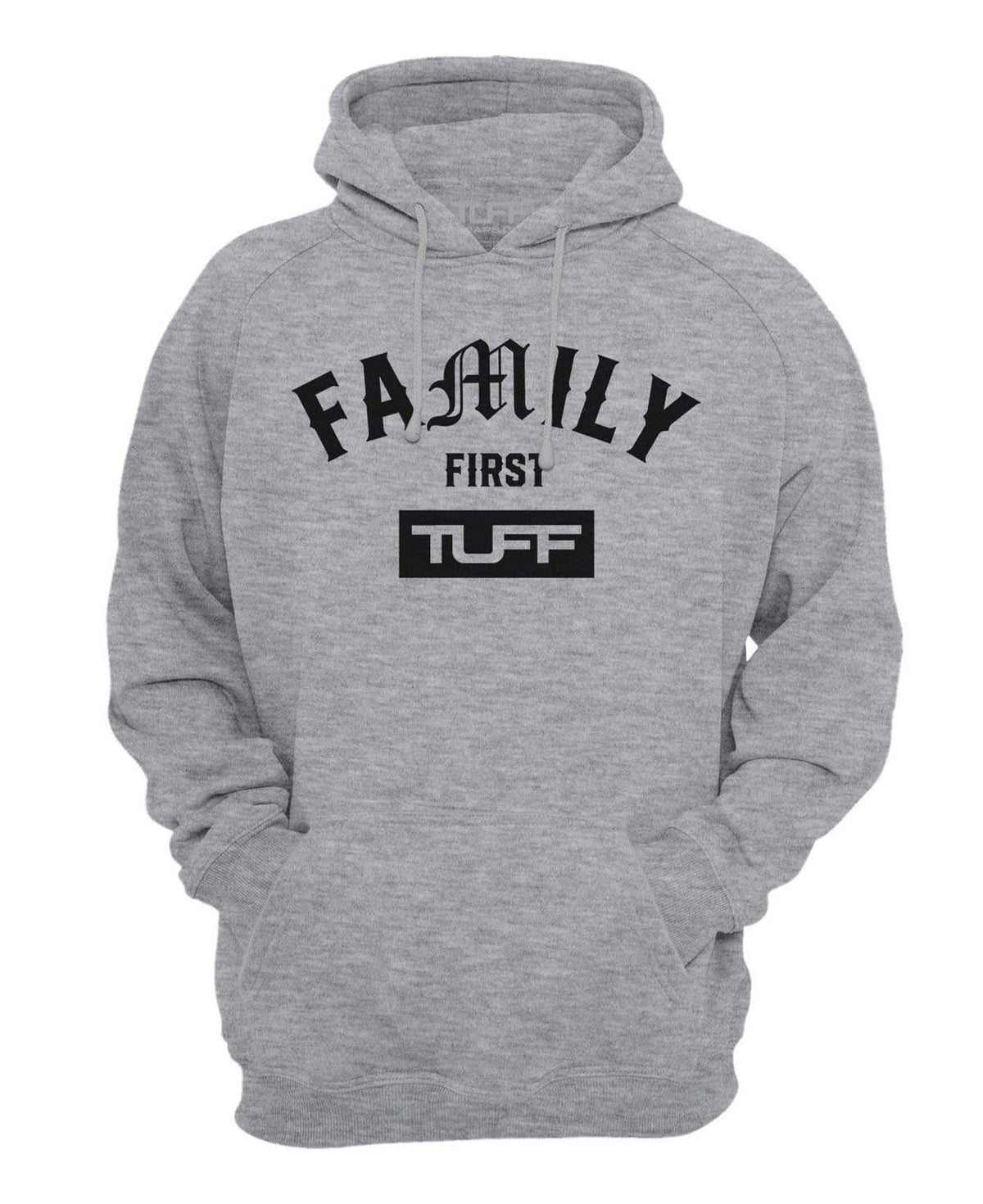 Family First Hooded Sweatshirt XS / Gray TuffWraps.com