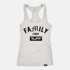 Family First Racerback Tank Heather Gray / XS TuffWraps.com
