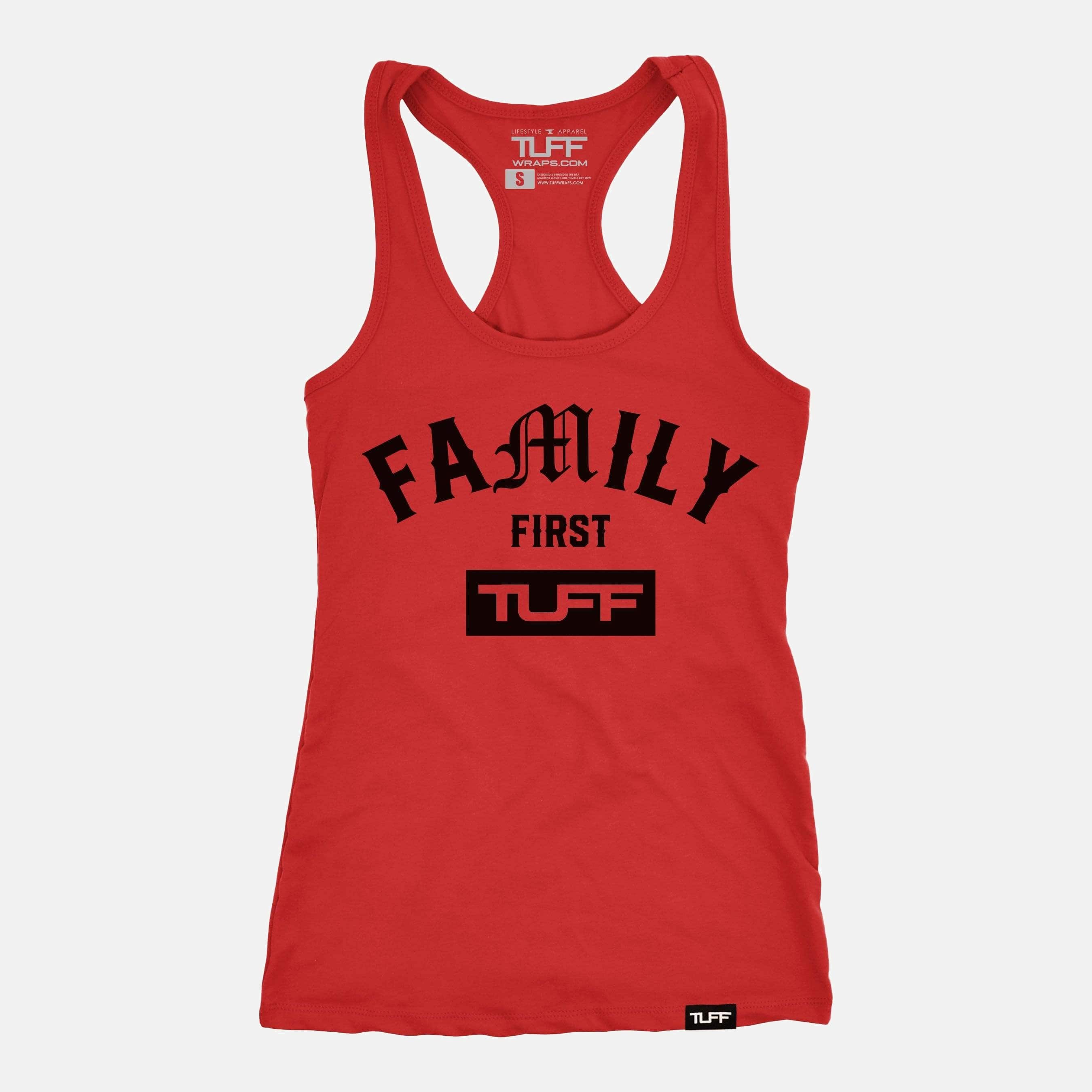 Family First Racerback Tank Red / XS TuffWraps.com
