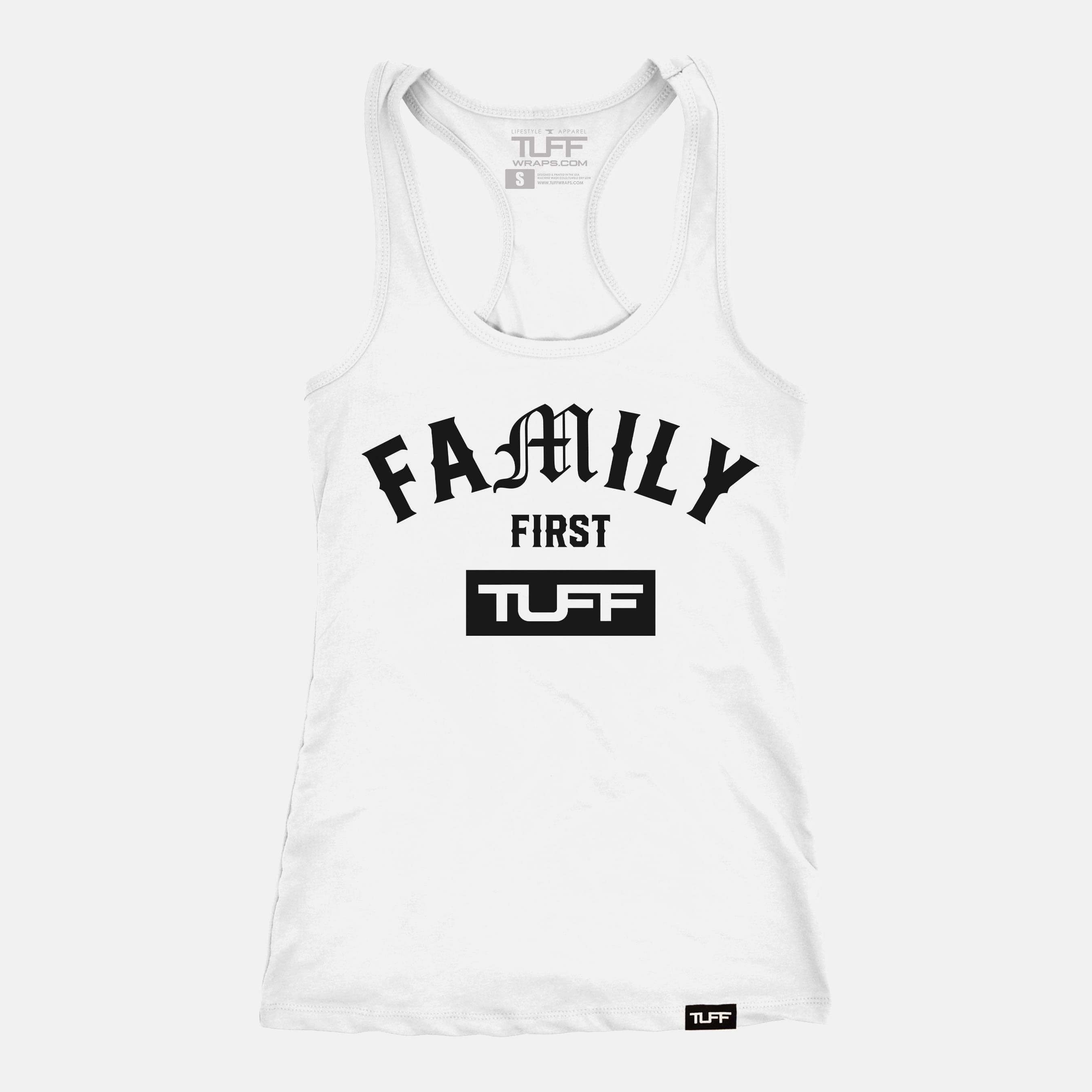Family First Racerback Tank White / XS TuffWraps.com
