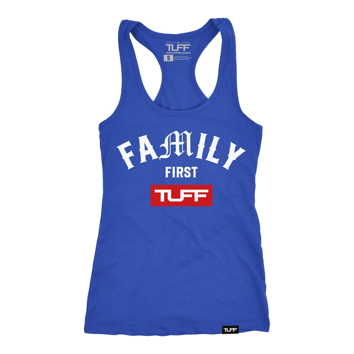 Family First Racerback Tank XS / Blue TuffWraps.com