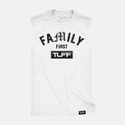 Family First Raw Edge Muscle Tank White / S TuffWraps.com
