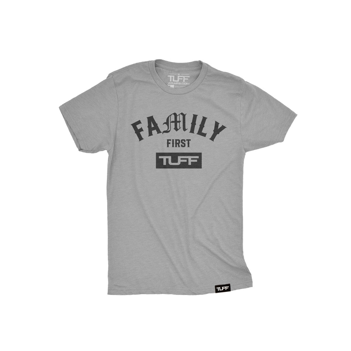 Family First Youth Tee XS / Heather Gray TuffWraps.com