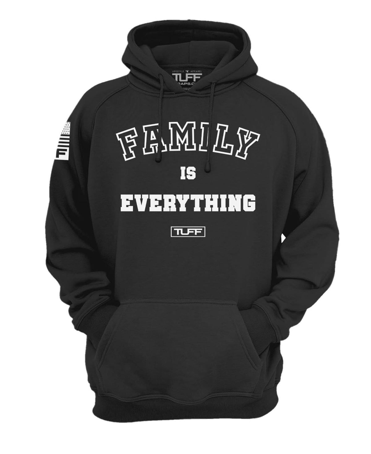 Family Is Everything Hooded Sweatshirt XS / Black TuffWraps.com
