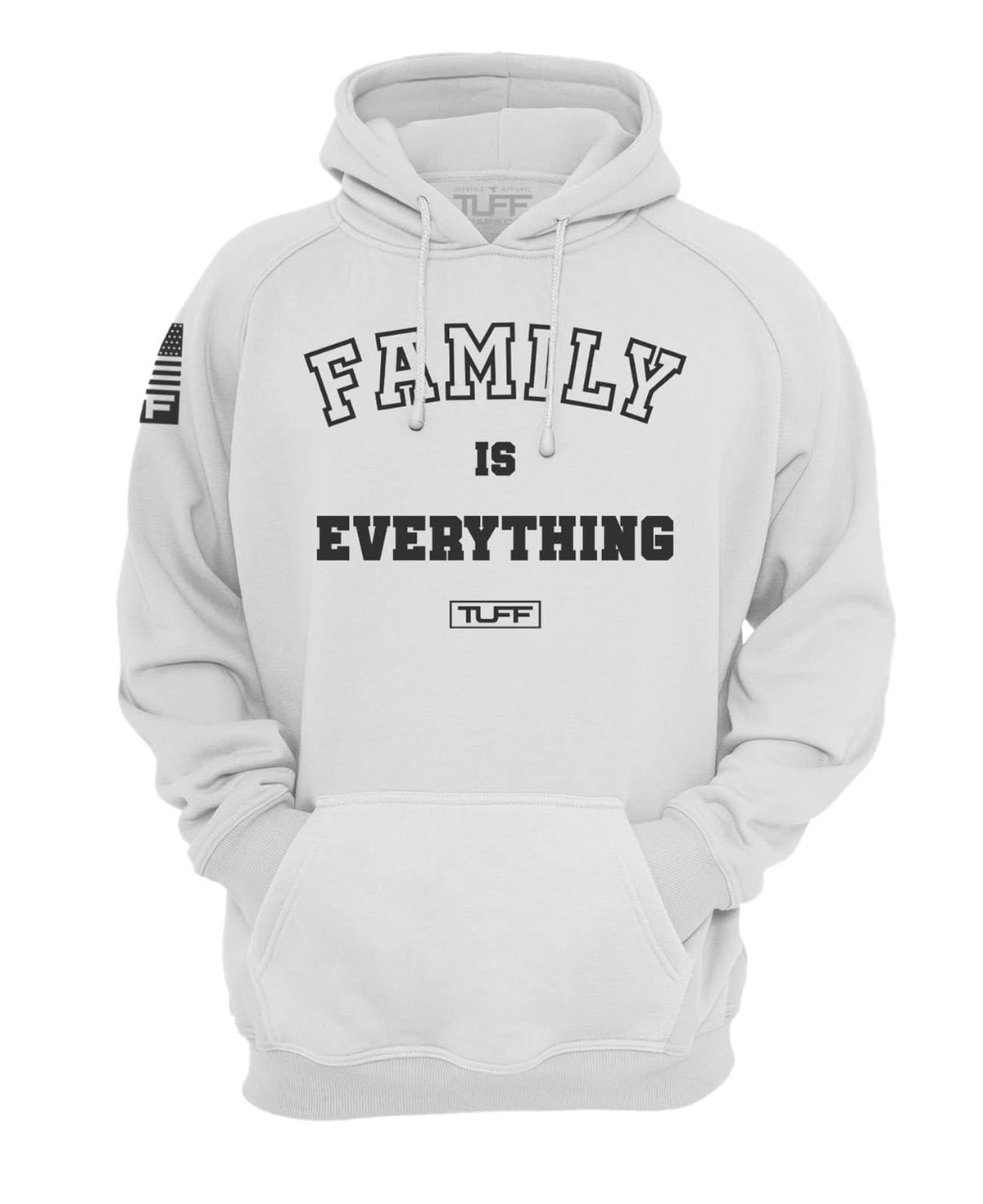 Family Is Everything Hooded Sweatshirt XS / White TuffWraps.com
