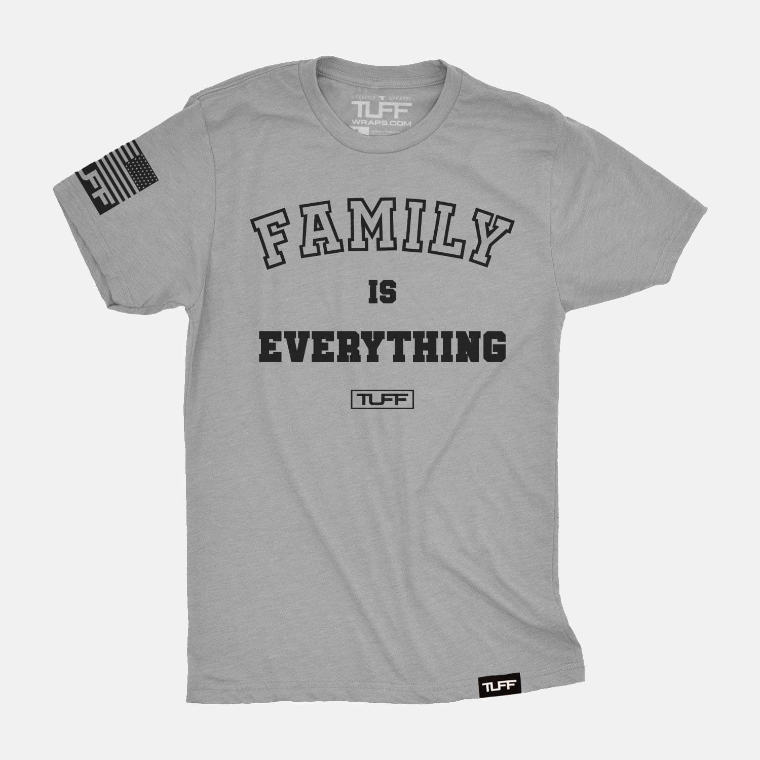 Family Is Everything Tee Heather Gray / S TuffWraps.com
