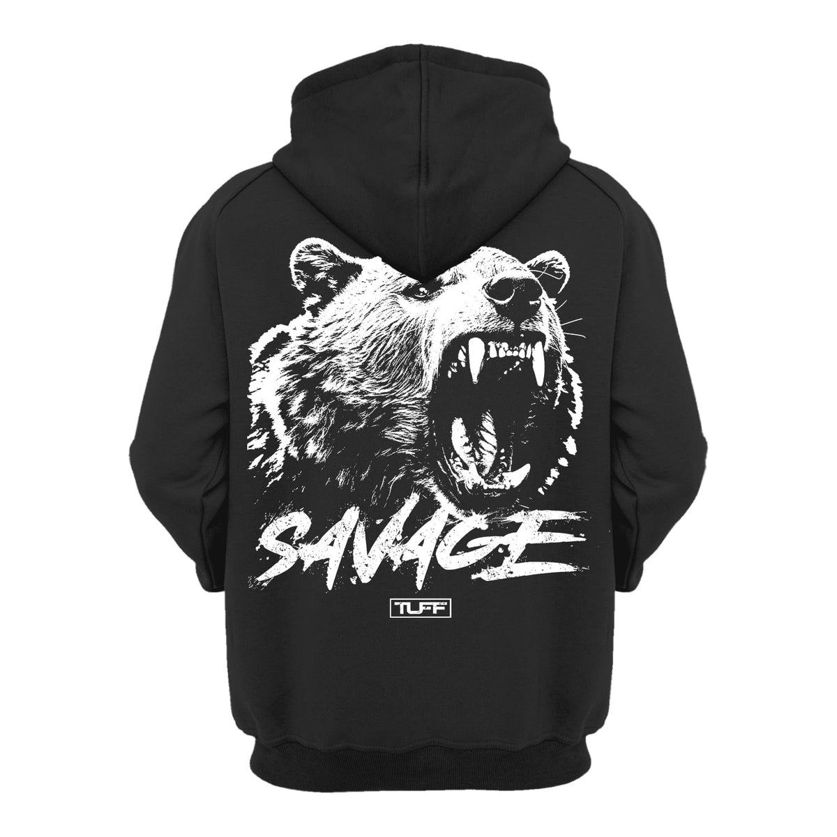 Grizzly Savage Hooded Sweatshirt Black / XS TuffWraps.com