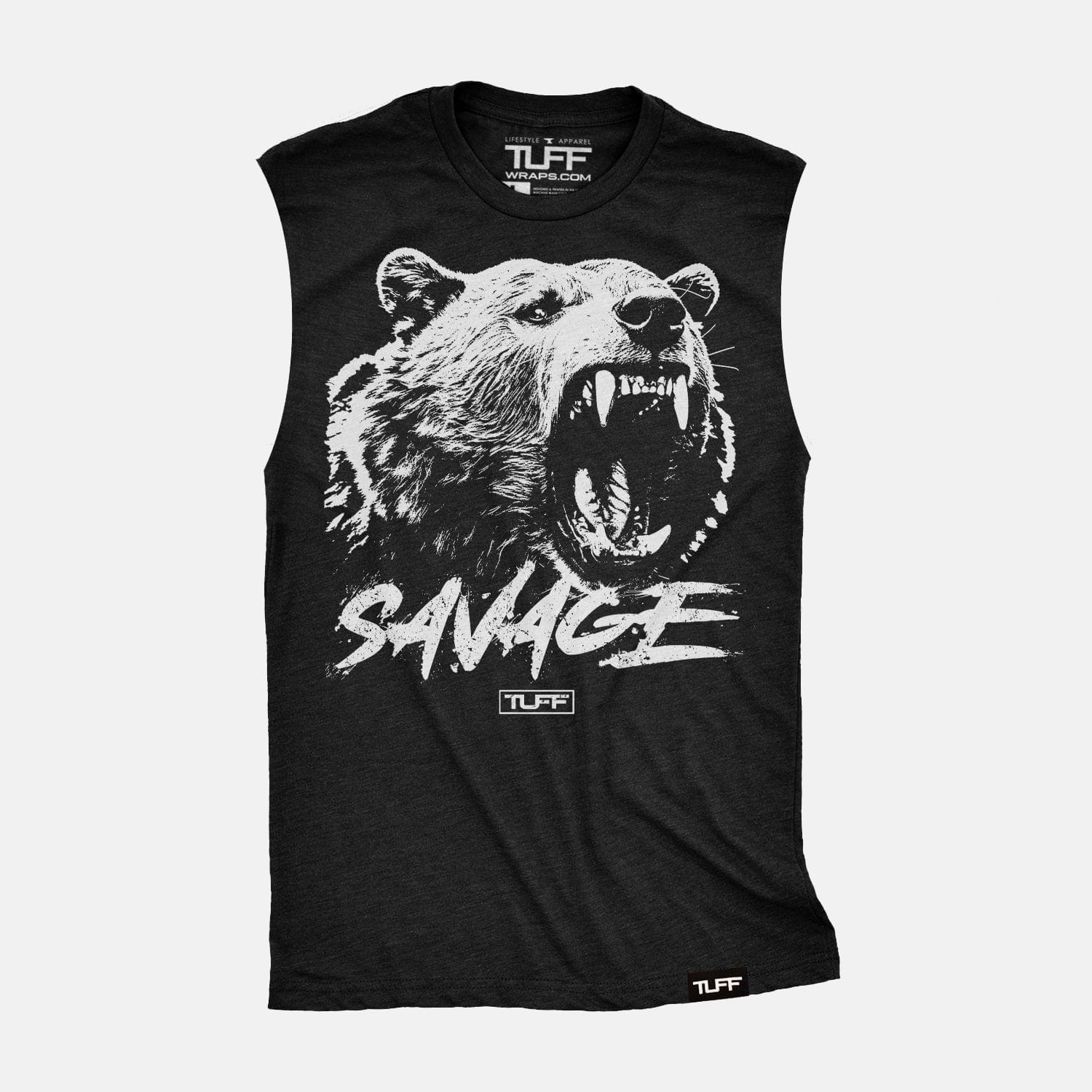 Grizzly Savage Raw Edge Muscle Tank S TuffWraps.com