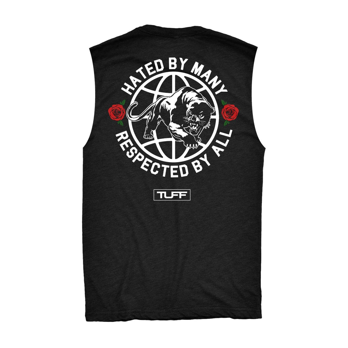 Hated By Many, Respected By All Raw Edge Muscle Tank S / Black TuffWraps.com