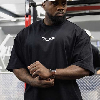 Heavyweight Oversize Tee Black / S TuffWraps.com