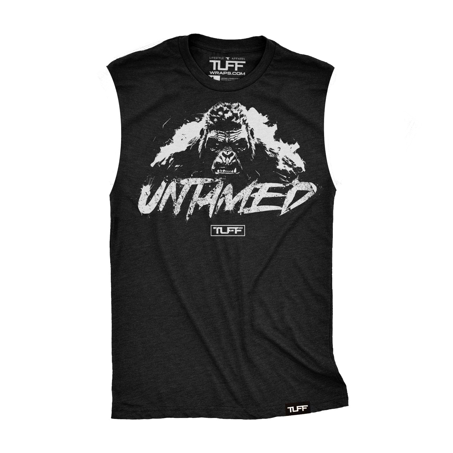 Jungle Juggernaut Untamed Raw Edge Muscle Tank Black / XS TuffWraps.com