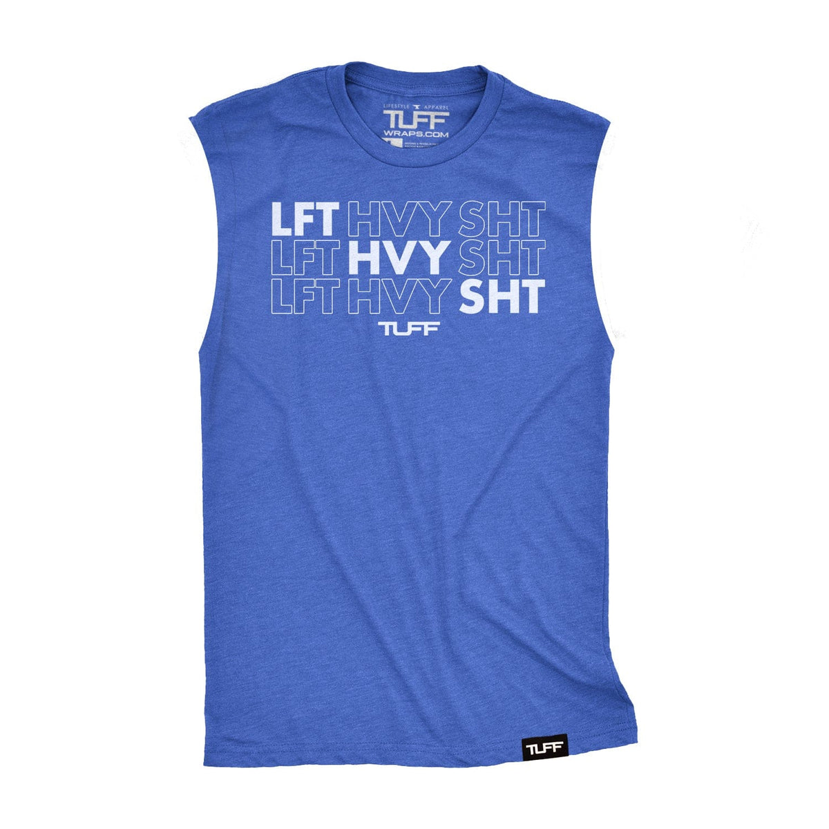 LFT HVY SHT Raw Edge Muscle Tank TuffWraps.com