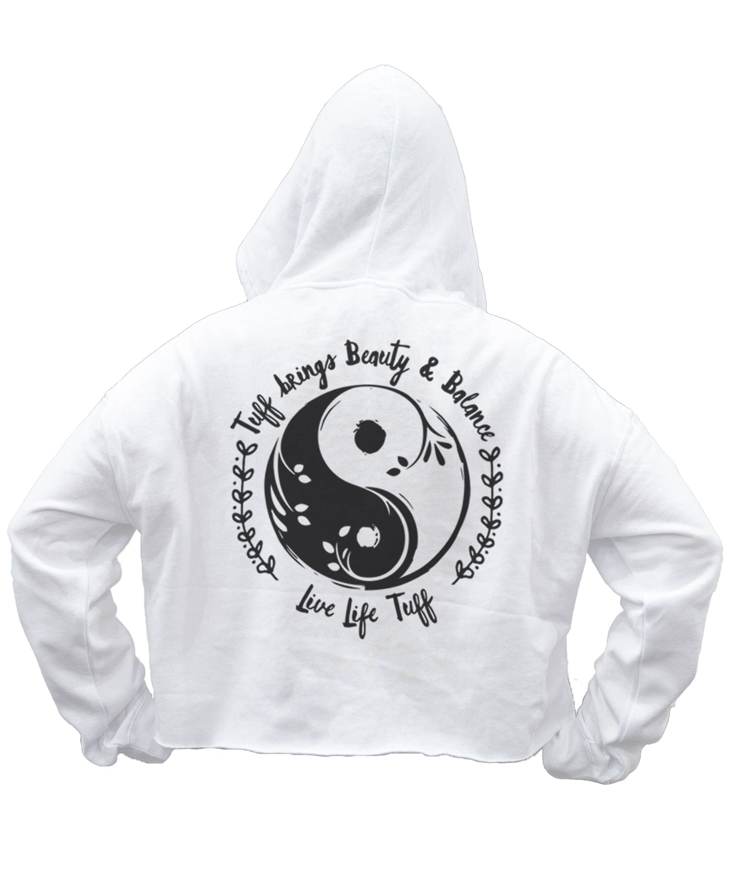 Live Life TUFF Hooded Cropped Fleece TuffWraps.com