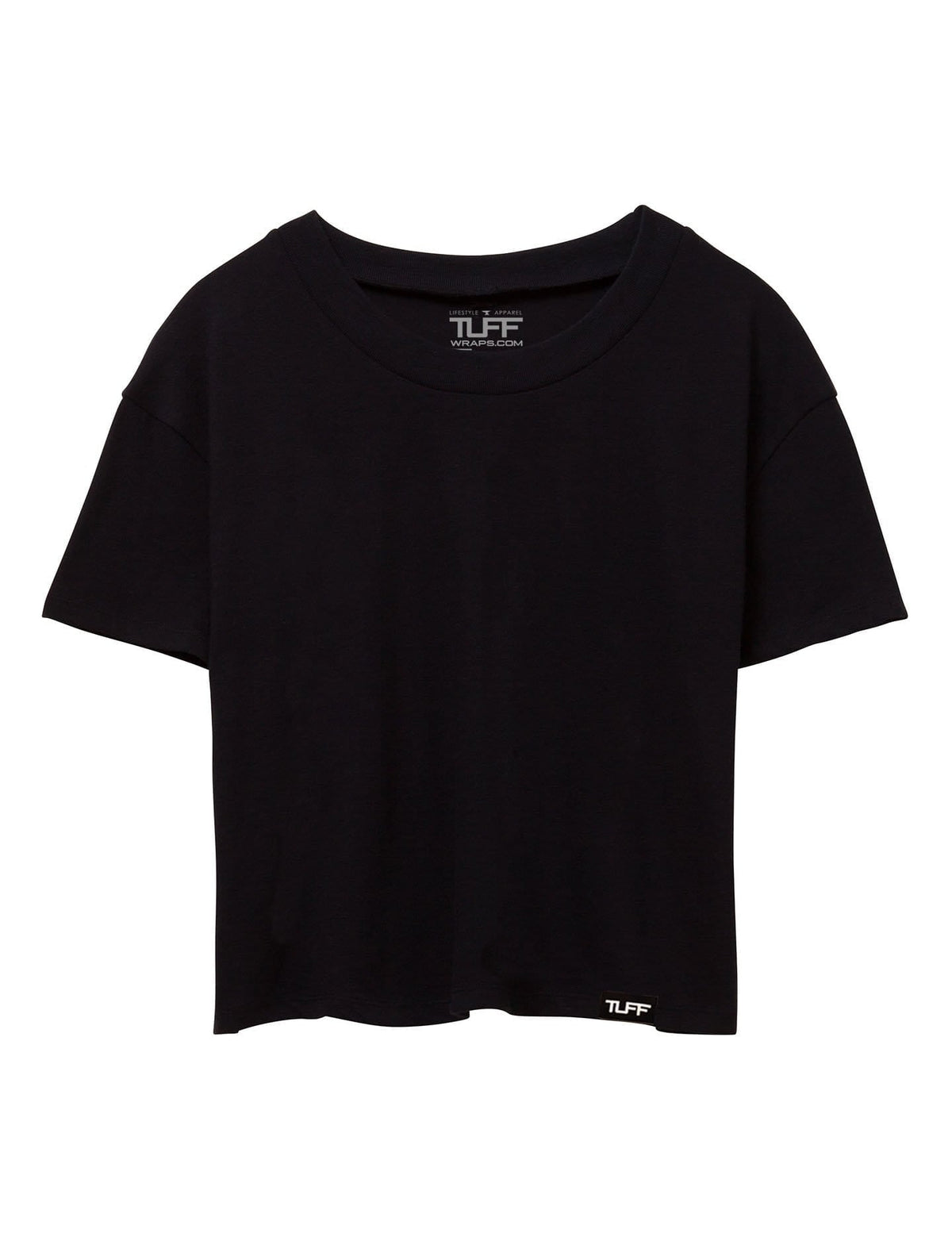 Loose Fit Crop Tee XS / Black TuffWraps.com