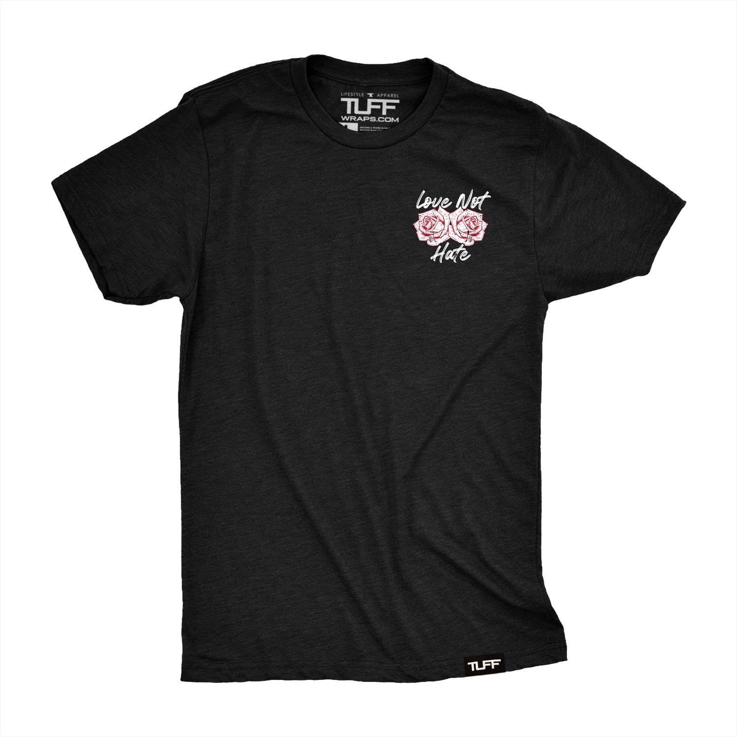 Love Not Hate Pocket Tee S / Black TuffWraps.com