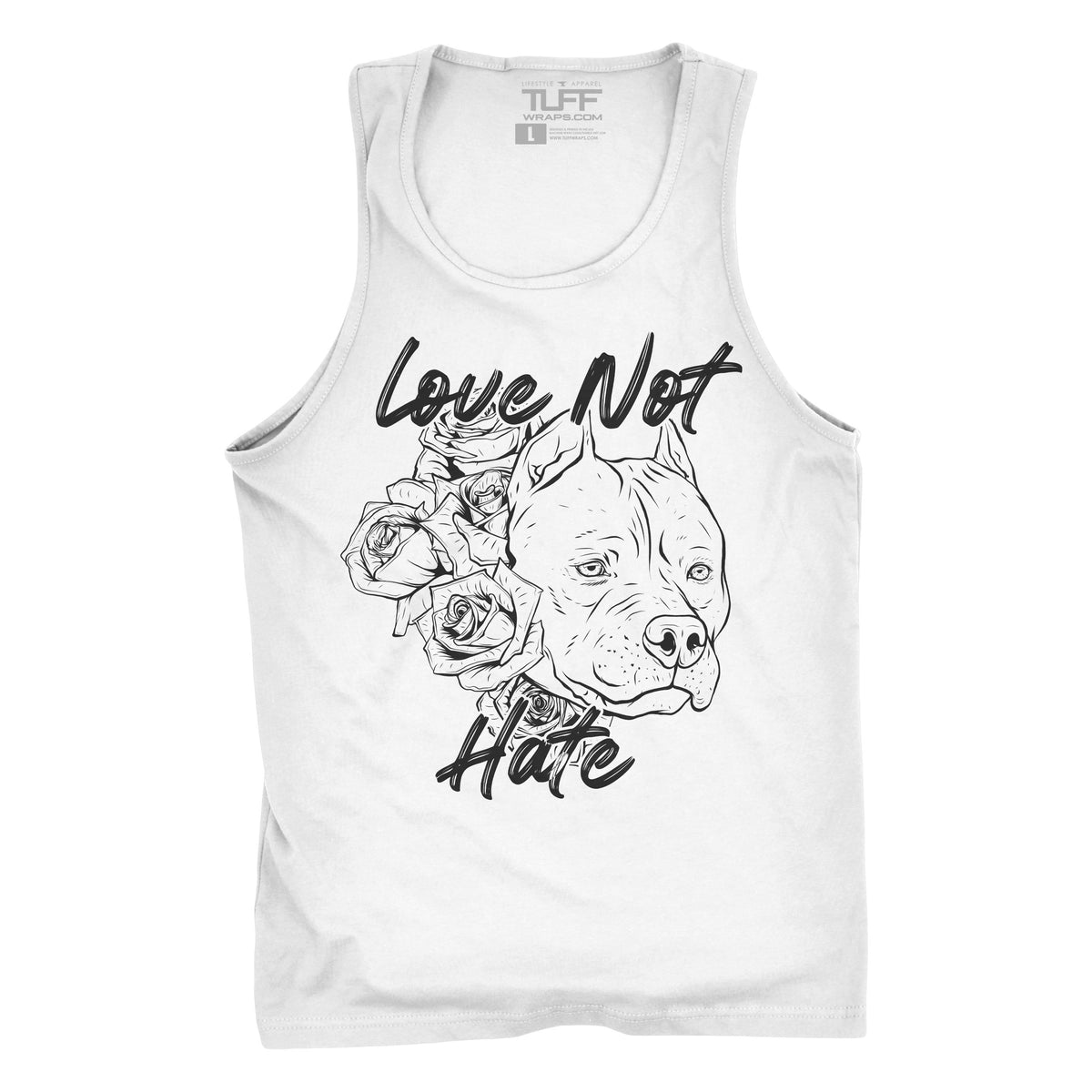 Love Not Hate Tank S / White TuffWraps.com