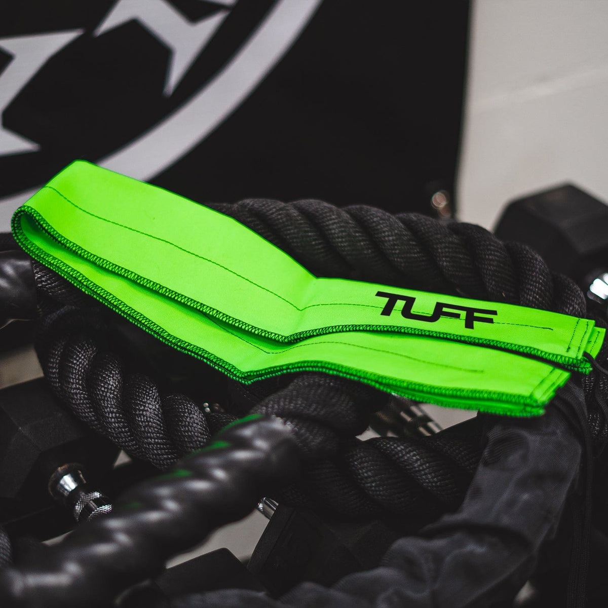 Neon Green Wrist Wrap Support TuffWraps.com