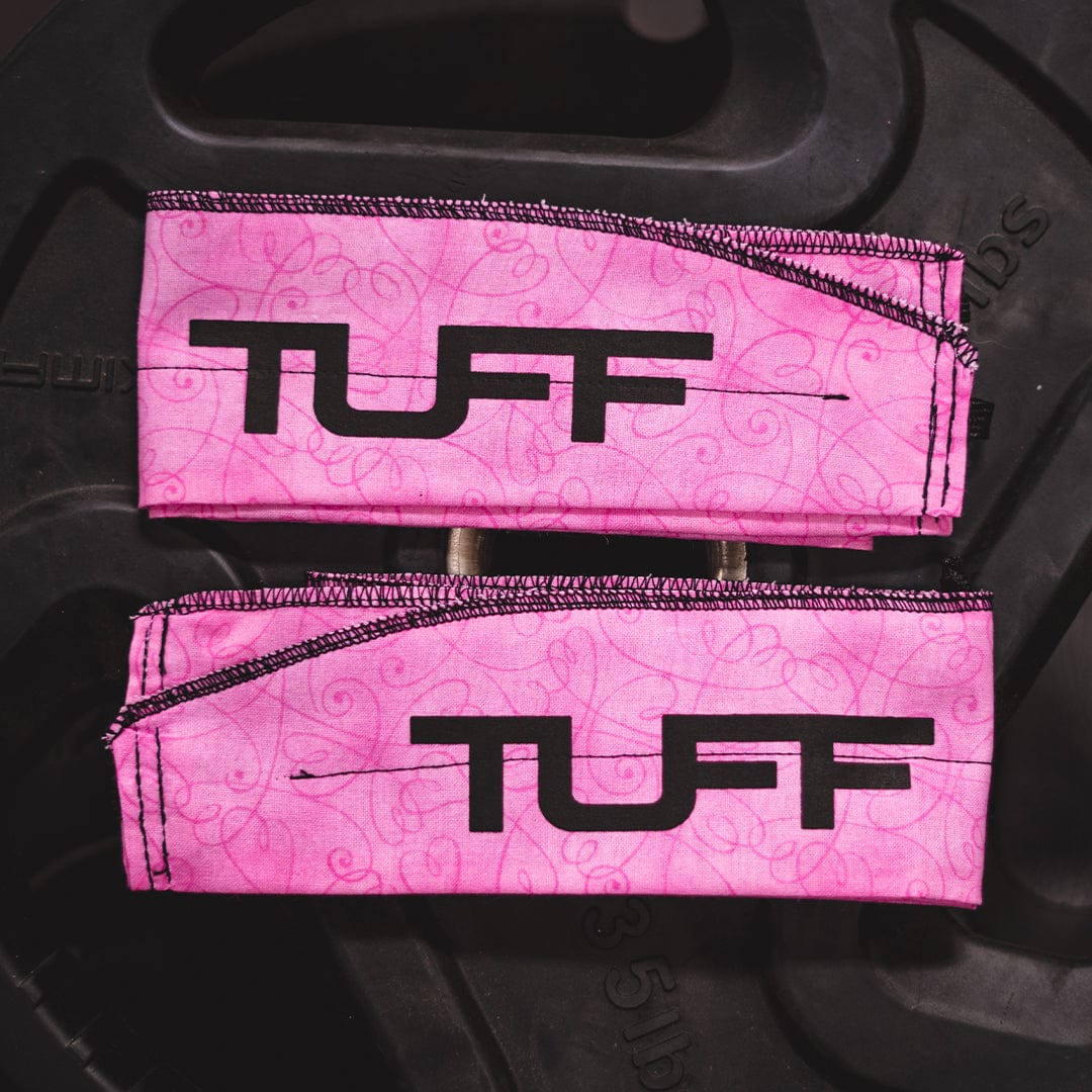 Pink Hearts Wrist Wrap Support TuffWraps.com