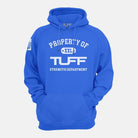 Property of TUFF Hooded Sweatshirt Blue / XS TuffWraps.com