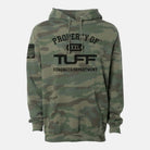 Property of TUFF Hooded Sweatshirt Woodland Camo / XS TuffWraps.com