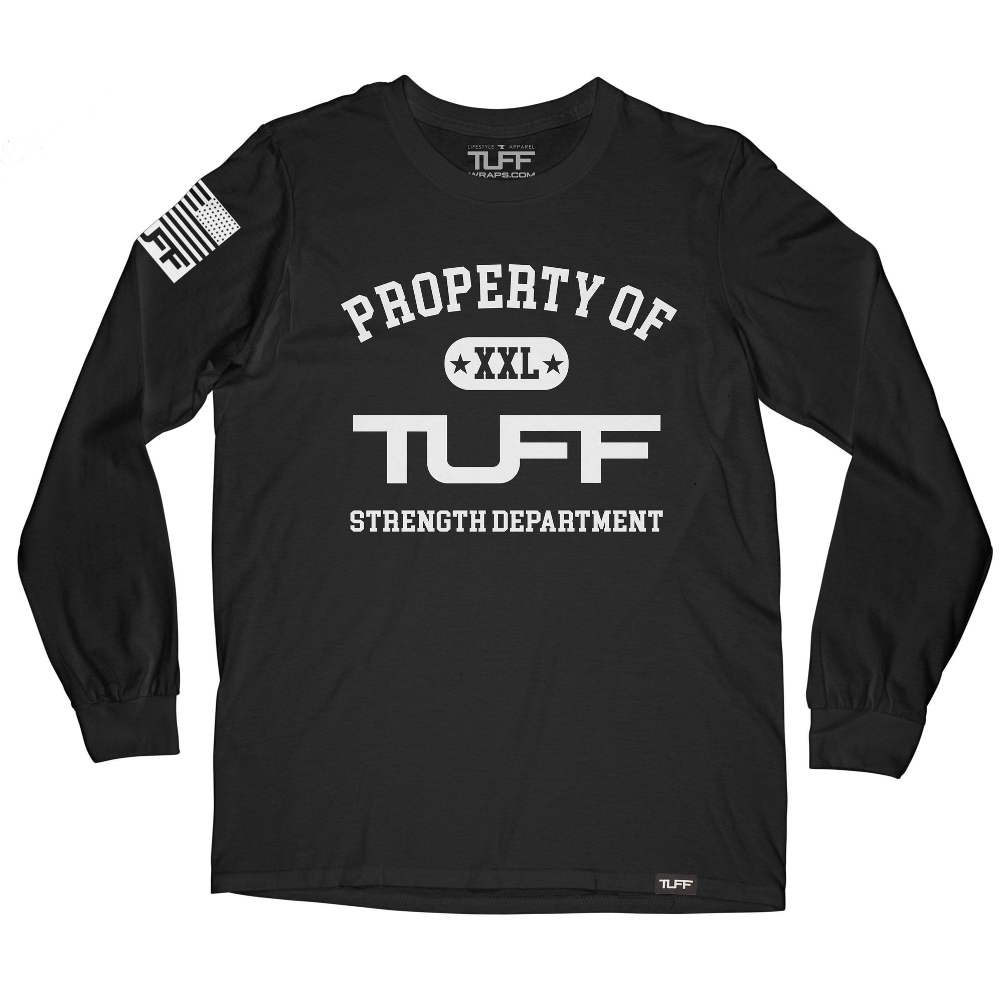 Property of TUFF Long Sleeve Tee S / Black TuffWraps.com