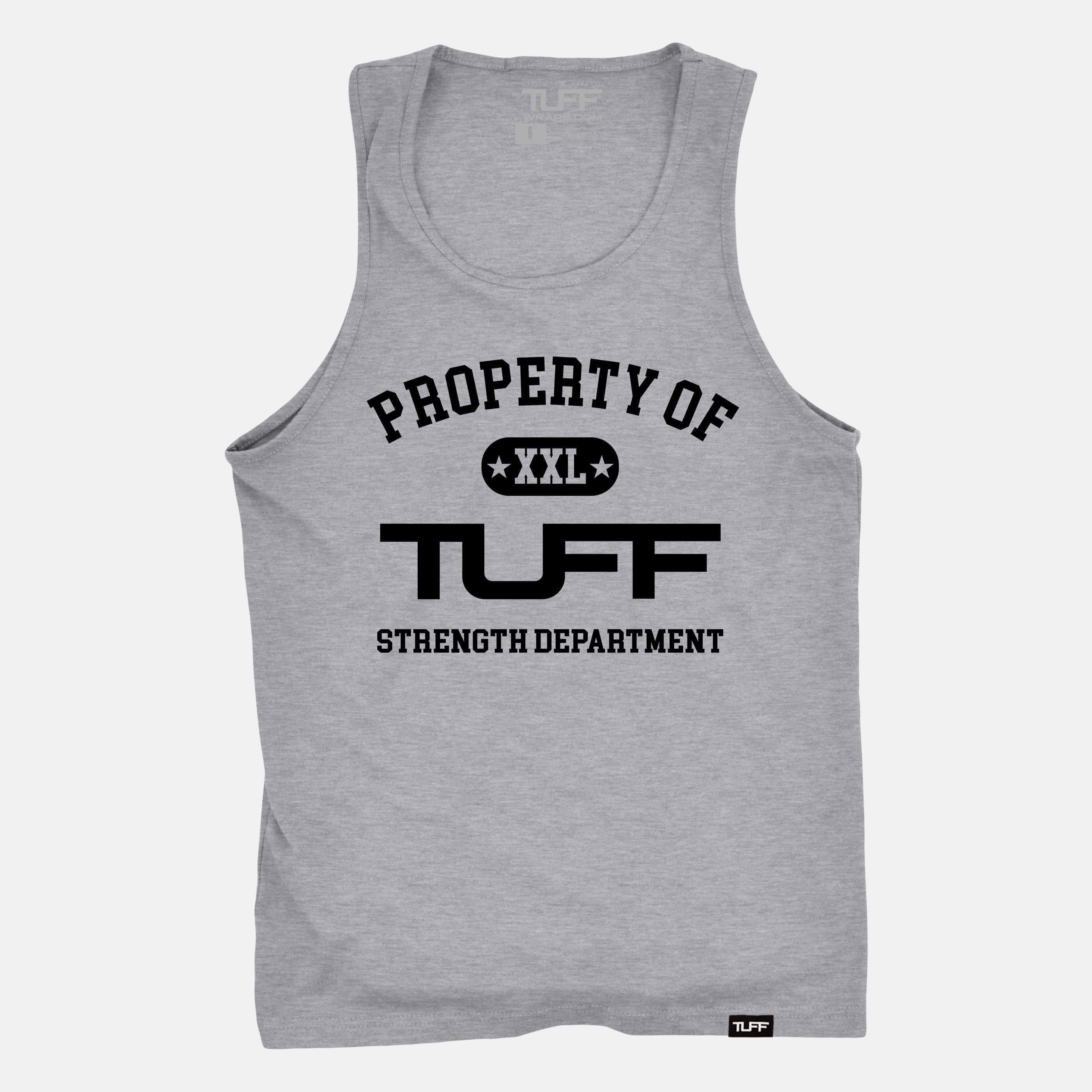 Property of TUFF Tank Heather Gray / S TuffWraps.com