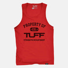 Property of TUFF Tank Red / S TuffWraps.com