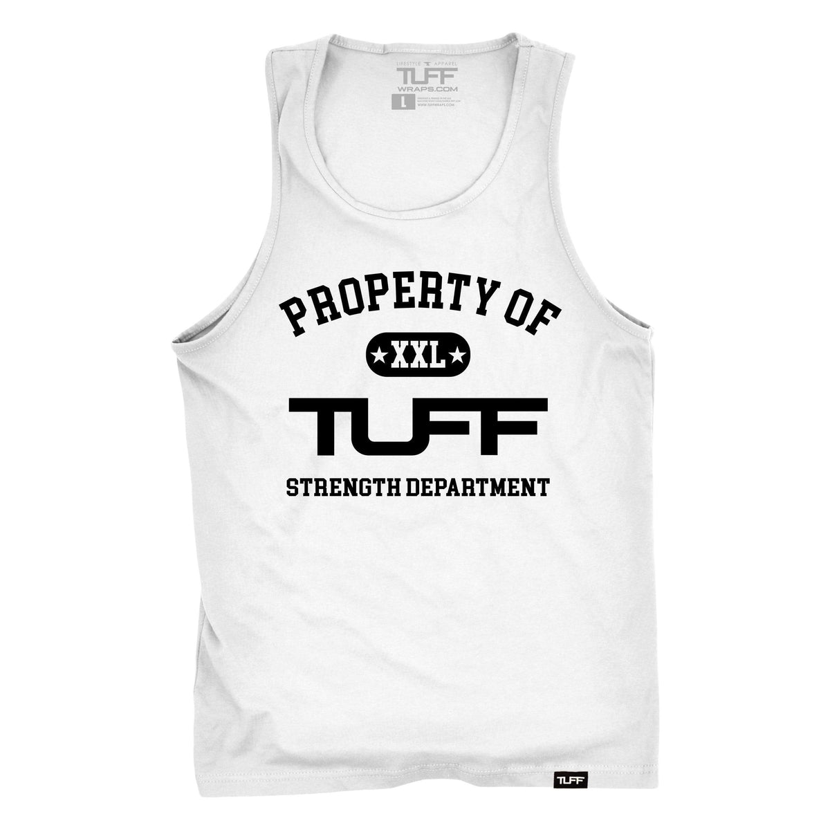 Property of TUFF Tank S / White TuffWraps.com