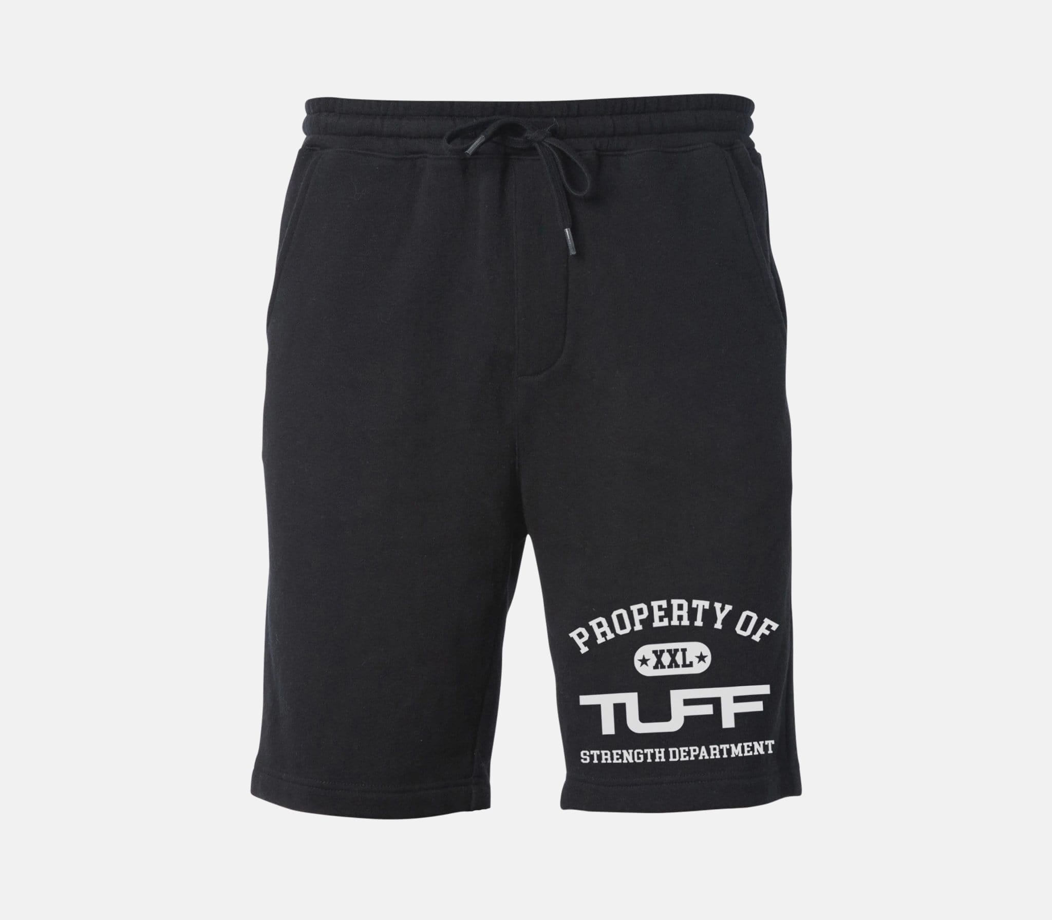 Property of TUFF Tapered Fleece Shorts Black / XS TuffWraps.com