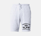 Property of TUFF Tapered Fleece Shorts Gray / XS TuffWraps.com