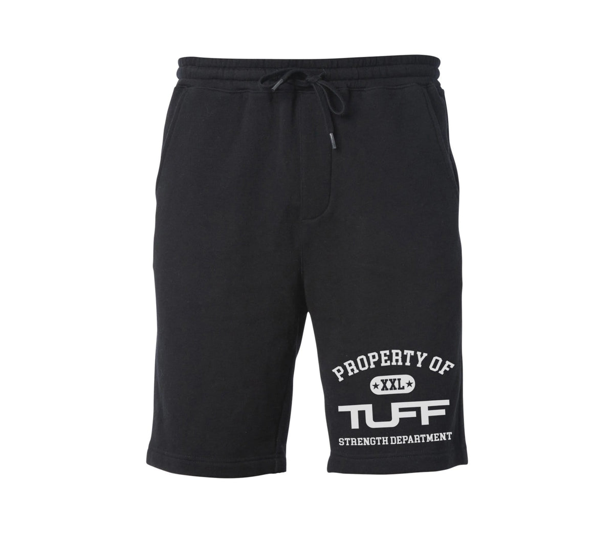 Property of TUFF Tapered Fleece Shorts XS / Black TuffWraps.com