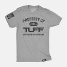 Property of TUFF Tee Heather Gray / S TuffWraps.com
