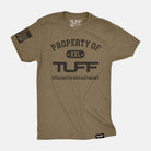 Property of TUFF Tee Military Green / S TuffWraps.com